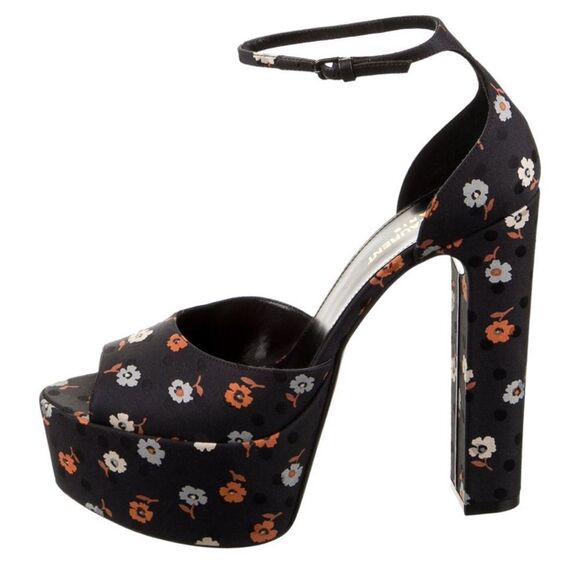 Saint Laurent Printed Heels - Picture 1 of 5